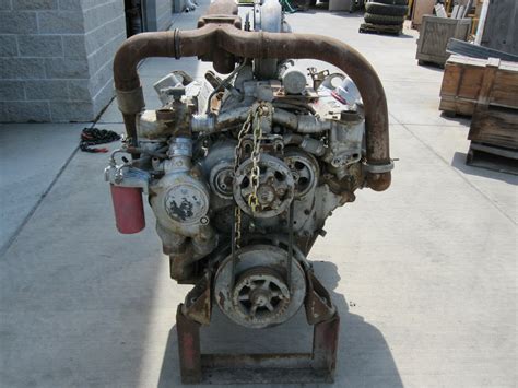 Used Detroit Diesel 8v92 Turocharged Silver 92 Engine Core Complete