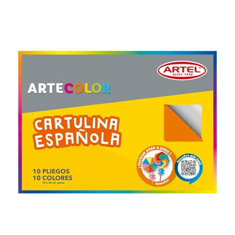 Carpeta con Cartulina Artel ArteColor Española Surtidos 10 Pliegos