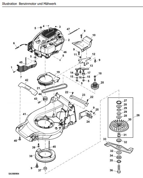 Ersatzteile von Sabo Rasenmäher Benzin Rasenmäher 47 VARIO EDV NR SA