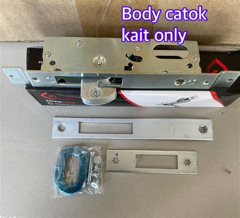 Body Kunci Catok Kait Pintu Alumunium Only Body Sliding Door Only