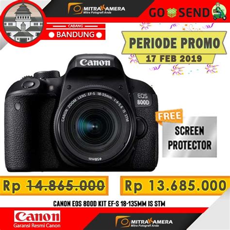 Jual Kamera Canon Eos D Kit Mm Is Stm Di Lapak Mitrakamera