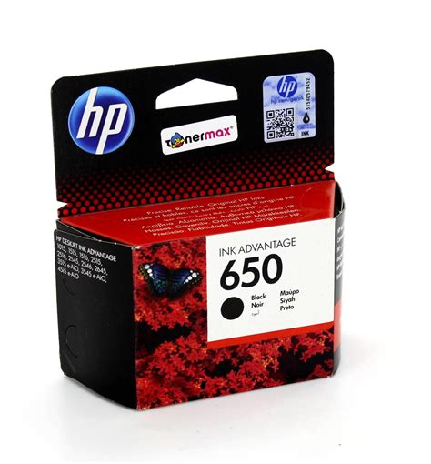 HP 650 CZ101A Orjinal Siyah Kartuş 1015 / 1515 / 1516 / 2545 / 2546 ...
