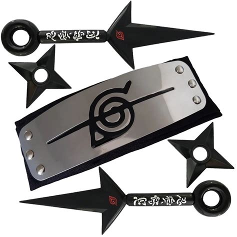 Kit Naruto Bandana Aldeia Da Folha Itach Renegado E 2 Kunai Minato