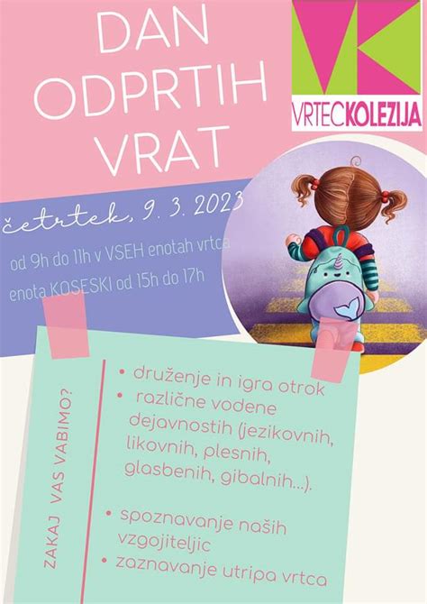 Vrtec Kolezija Dan Odprtih Vrat