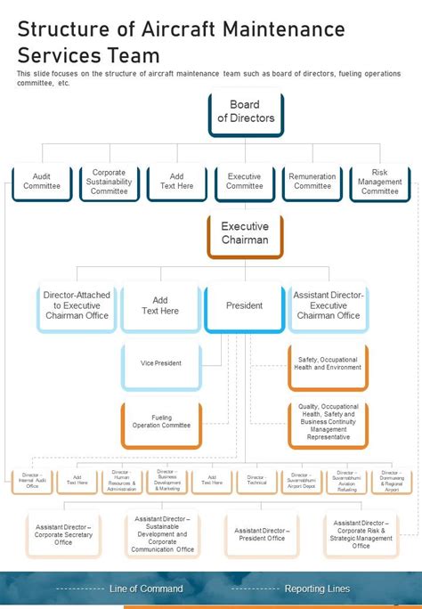 Structure Of Aircraft Maintenance Services Team One Pager Sample