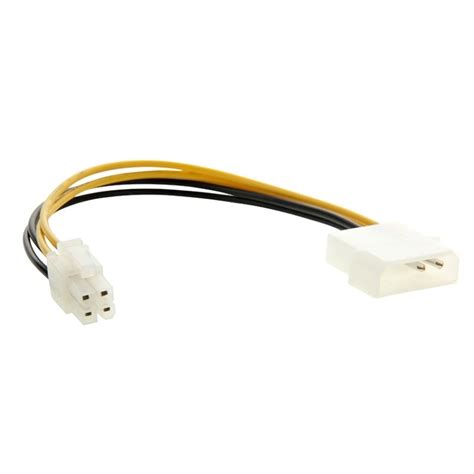 Motherboard Molex Ide 2 Pin To 4 Pin Atx P4 12v Atx Cpu Power Connector Adapter Cable Bigupgadgets