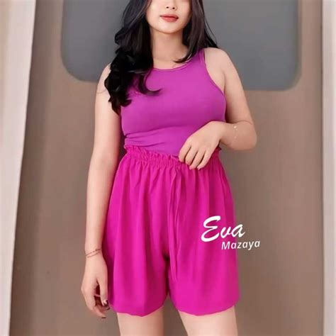 Jual Hot Pants Jumbo Celana Pendek Wanita Crinkle Premium AIRFLOW Clana Santai Rumahan Shopee