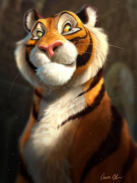 Time Lapse Video of Digital Painting of Rajah from Aladdin in Photoshop ...