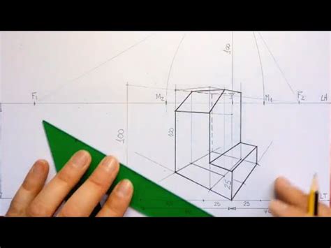 Perspectiva C Nica Oblicua M Todo De Los Puntos M Tricos Youtube