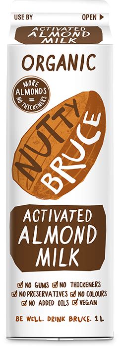 Nutty Bruce Activated Almond Milk Drink Bruce Australia