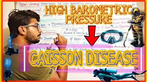 Caissons Disease High Barometric Pressure Pathological Action