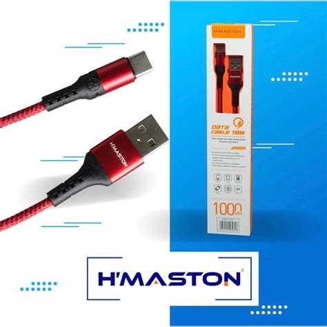 Cabo Usb V Para Celular Hmaston Turbo Nylon M Tima Qualidade