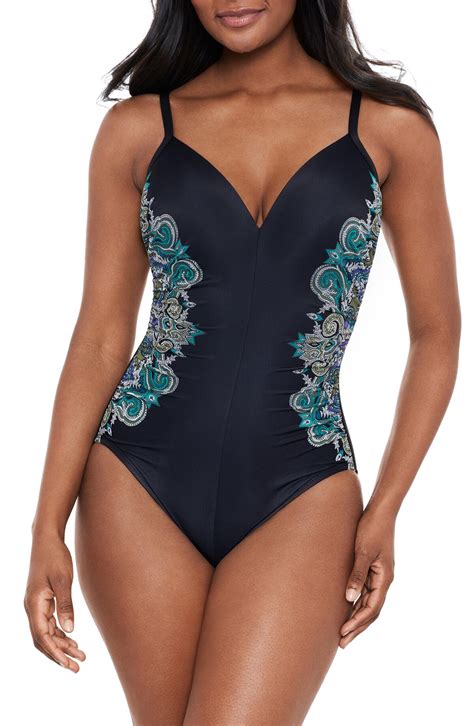 Miraclesuit® Miraclesuit Precioso Temptation One Piece Swimsuit Black