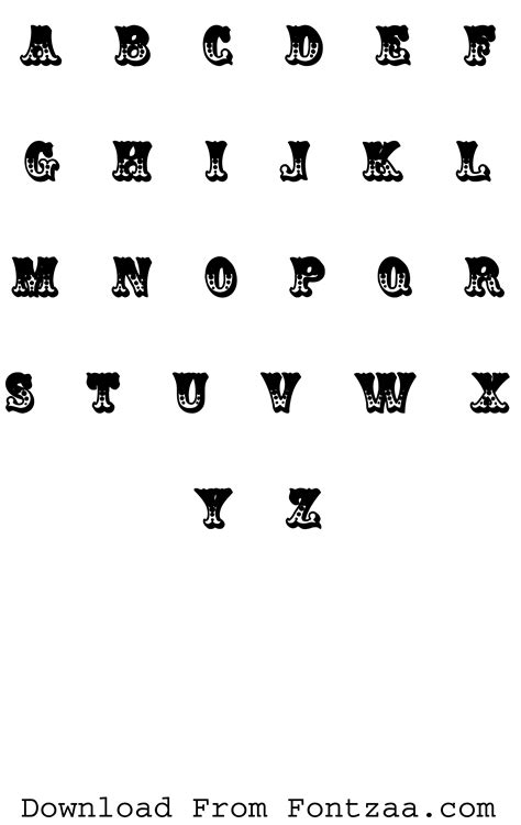 Circus Font - Fontzaa - Exclusive Fonts Library