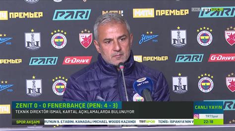 TRT Spor on Twitter İsmail Kartal Fenerbahçe her zaman her yerde