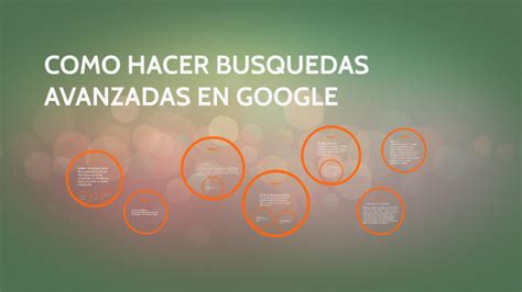 Como Hacer Busquedas Avanzadas En Google By Jesus Antonio