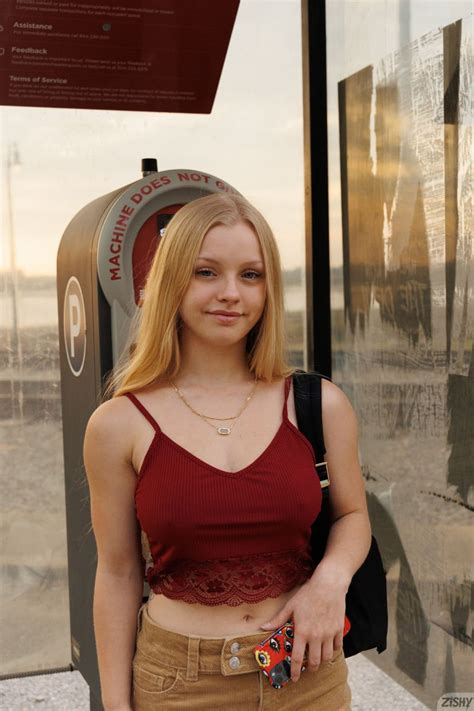 Playful Blonde Kylie Shay Shows Her Nice Tits In Public Places Zishy Photos