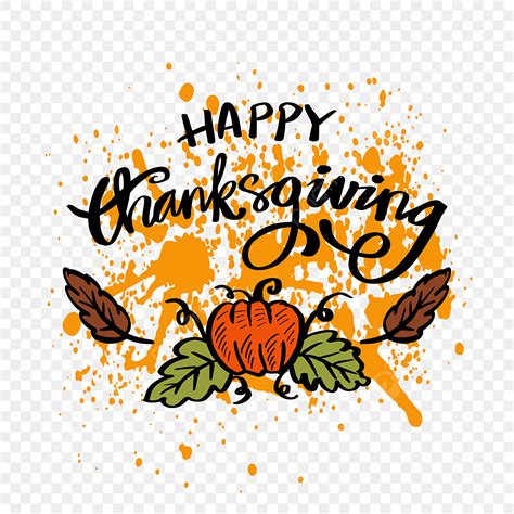 Thanksgiving Pumpkin Clipart Vector Happy Thanksgiving With Pumpkins