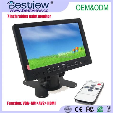 7" Inch Vga Tft Lcd Touch Screen Monitor With Hdmi (yt708) - Buy 7" Lcd ...