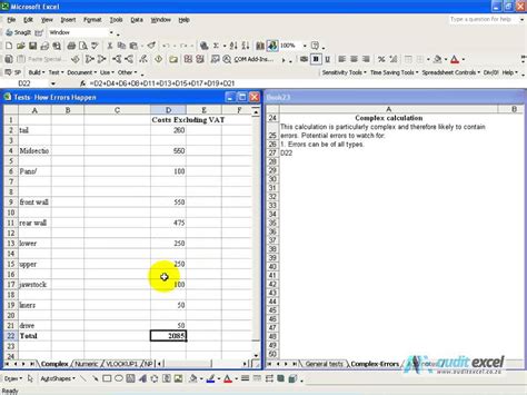 Find All The Complex Formula In Excel See Link Below For Related Excel Auditing Course Youtube