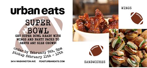 Super Bowl 2023 Party Packs – Urban Eats : Houston, TX