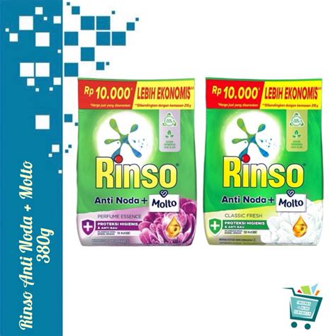 Jual Rinso Anti Noda Molto Detergent Detergen Bubuk Perfume Essence