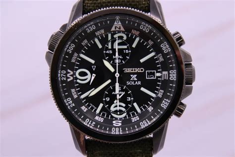 Seiko No Reserve Solar Field Compass Chronograph Catawiki