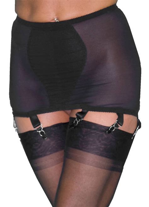 Premier Lingerie Strap See Through Powermesh Vintage Style Girdle