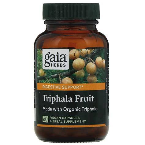 Gaia Herbs Triphala Fruit 60 Vegan Capsules Fruugo Uk