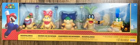 Super Mario Koopalings Bowser Jr Wendy Ludwig Iggy Larry 2 5 Series