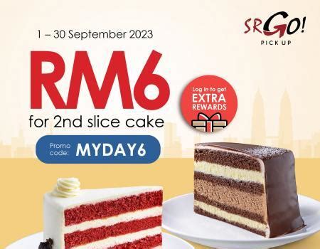 Secret Recipe SRGo RM6 For 2nd Slice Cake Promotion 1 Sep 2023 30