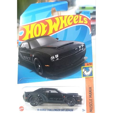 Hot Wheels Dodge Challenger SRT Demon Shopee Malaysia