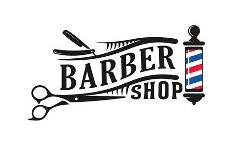 Logo De Barber A Estilo Cl Sico Vintage Icono De Insignia De Pomada De