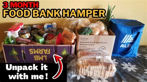 FREE Food Bank Haul What I Got Given In A Three Month Food Bank Hamper