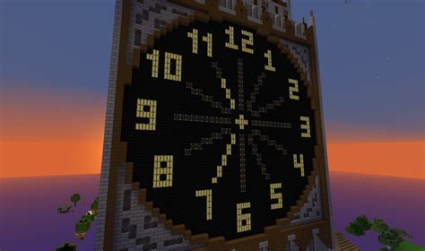 How To Make Big Clock In Minecraft At Claudia Griffin Blog