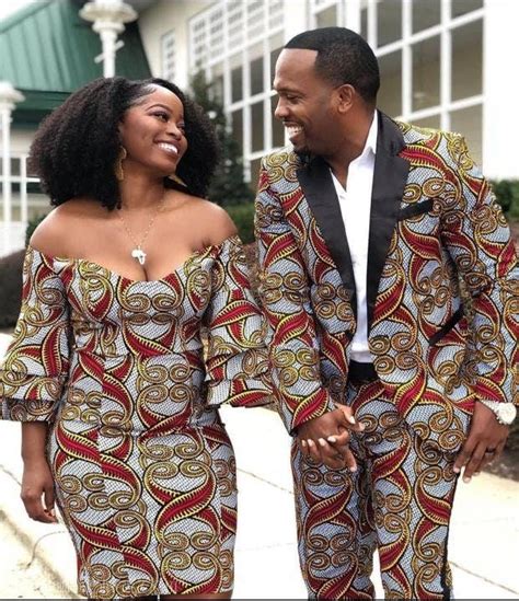 Ankara Outfit African Couple Wearafrican Couple Outfitafrica Couple Matching Setafrica