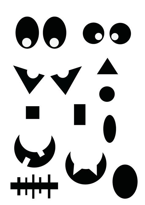 Printable Kids Ghost Face Template Free Printable Online