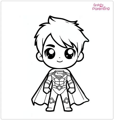 25 Superhero Coloring Pages - Free Printable, Sheets and Images for Kids