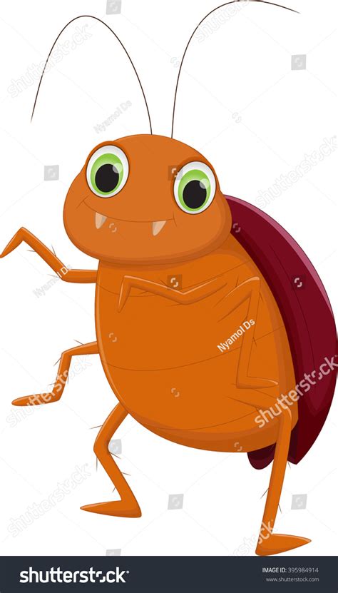 Cute Cockroach Cartoon Stock Illustration 395984914 - Shutterstock