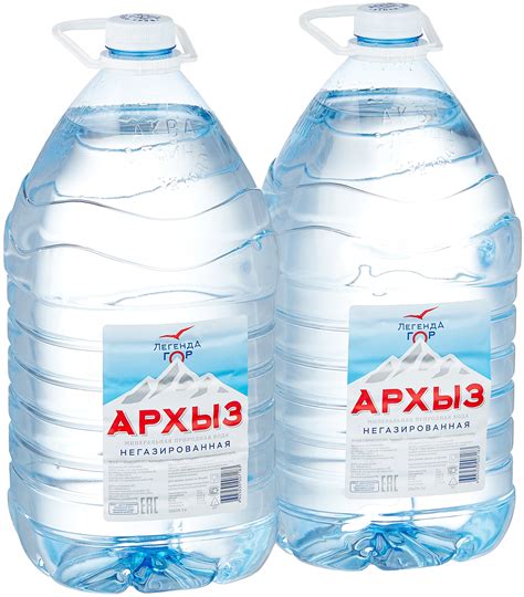 Питьевая вода «Легенда гор архыз» в одноразовой таре 19 литров — купить ...