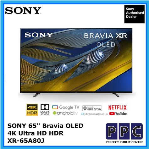 Sony 65” Bravia Oled 4k Ultra Hd Hdr Xr 65a80j Xr65a80j 65a80j Smart Tv