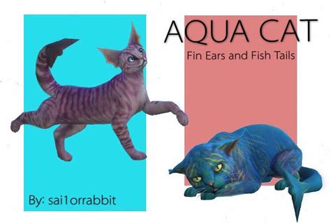 Ts4 Fin Ears And Fish Tails For Cats Maxis Match Disabled For Random