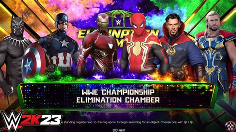 Avengers Man Elimination Chamber Championship Match Wwe K Ps