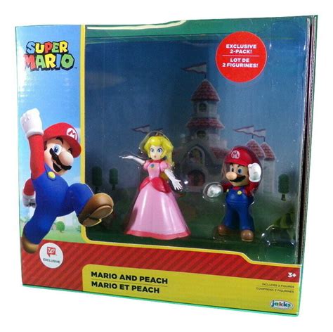 Jakks Super Mario And Peach Walgreens Exclusive 2 Pack Action Figures