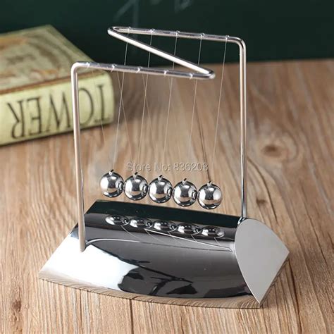 Metal Newtons Cradle Pendulum Balls Endless Entertainment Steel Balance