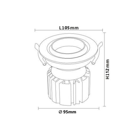 K K Led Ceiling Downlights Jc W Series Bathroom Bull S Eye