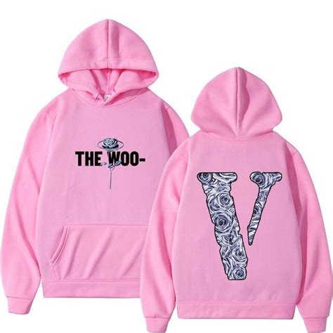 Vlone X Juice Wrld Hoodie Flower Vlone Hoodie