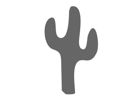 Cactus Stencil | Craftcuts.com