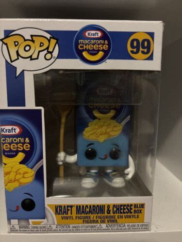 Funko Pop Vinyl Kraft Kraft Macaroni Cheese With Blue Box