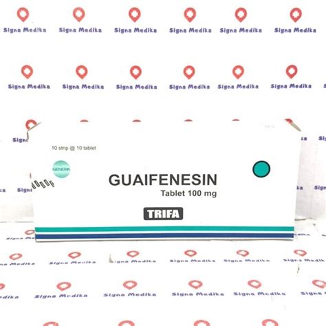 Jual Guaifenesin 100 Mg Box Isi 100 Tablet Untuk Batuk Berdahak